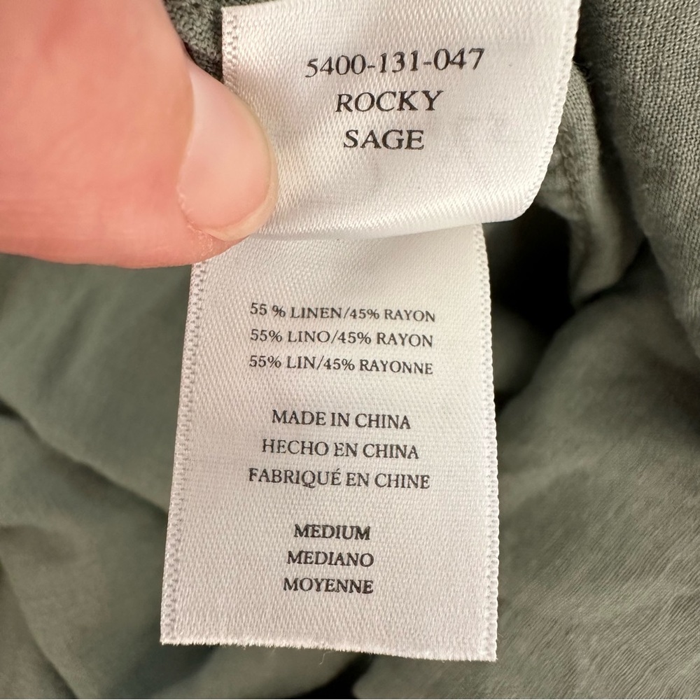 RAILS Rocky Lace Up Dress Sage - Picture 10 of 13